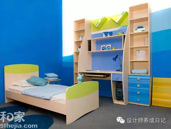 藍色海洋白色天空 兒童房也要降降溫