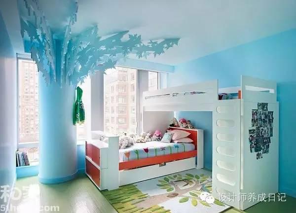 藍色海洋白色天空 兒童房也要降降溫