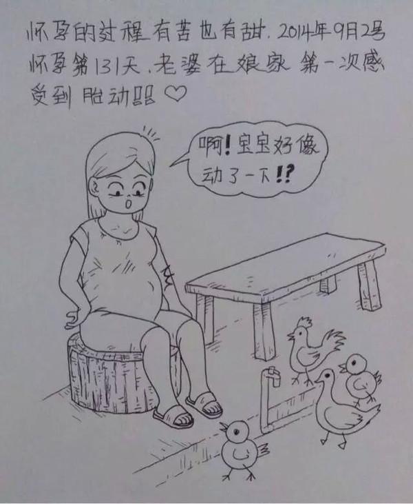老婆辛苦懷孕生子,老公妙筆點滴記錄,看哭千萬人!
