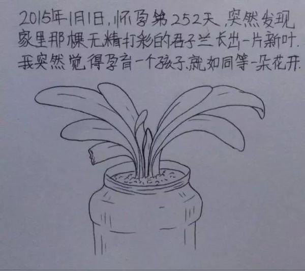 老婆辛苦懷孕生子,老公妙筆點滴記錄,看哭千萬人!