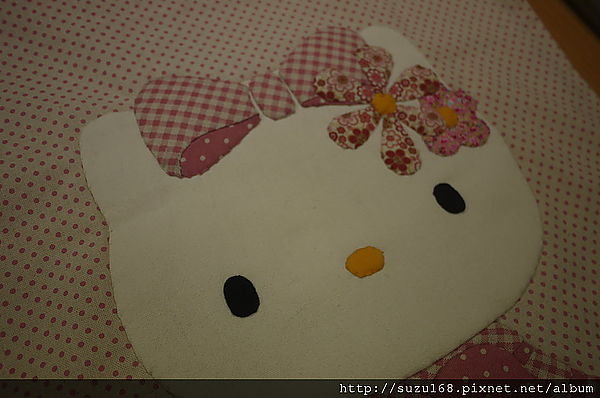 KITTY貼布繡可愛門帘