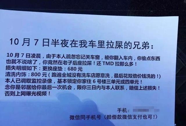 女車主忘記關車窗,第2天見車上多了一堆東西,直接氣暈!
