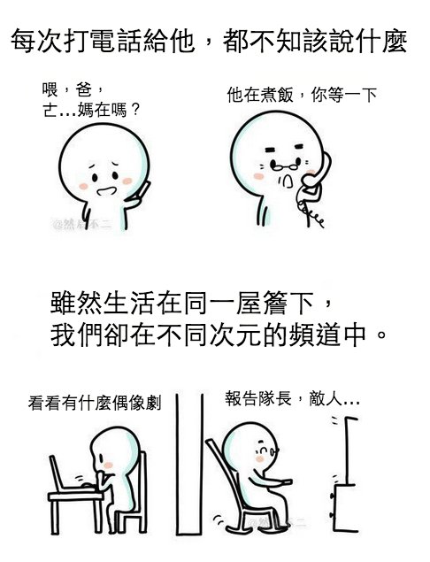 我和我爸相處時... 總會有一些尷尬，不知道你是不是也這樣 ?