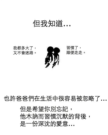 我和我爸相處時... 總會有一些尷尬，不知道你是不是也這樣 ?