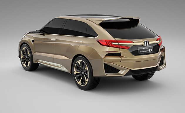 土豪金四月亮相!Honda Concept D亮相北京车展!