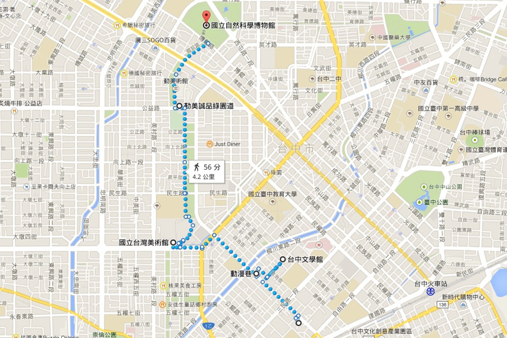 台中一日遊怎麼玩?讓ubike帶著你從台中火車站到第五市場美食小吃景點,玩透吃透