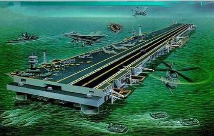中國50萬噸浮島航母還能稱航母？帶500架戰機就成超級要塞