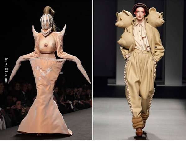 27個讓人確定「自己這輩子永遠不會懂時尚」的超前衛服裝設計。