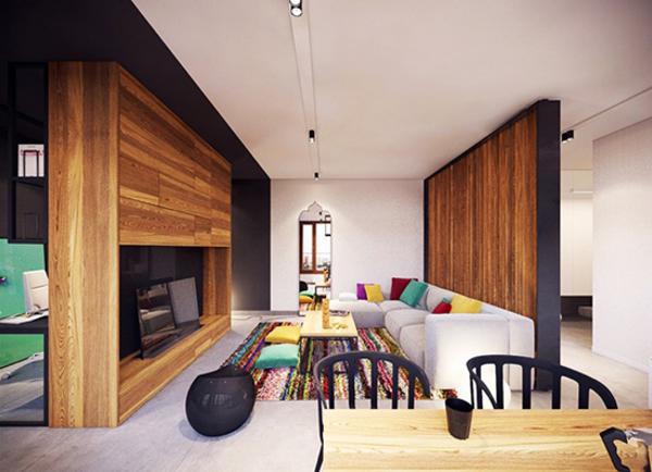 繽紛多彩的公寓設計 看似非常完美的公寓