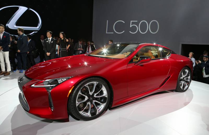 lexus旗舰轿跑lc 500强势登场!