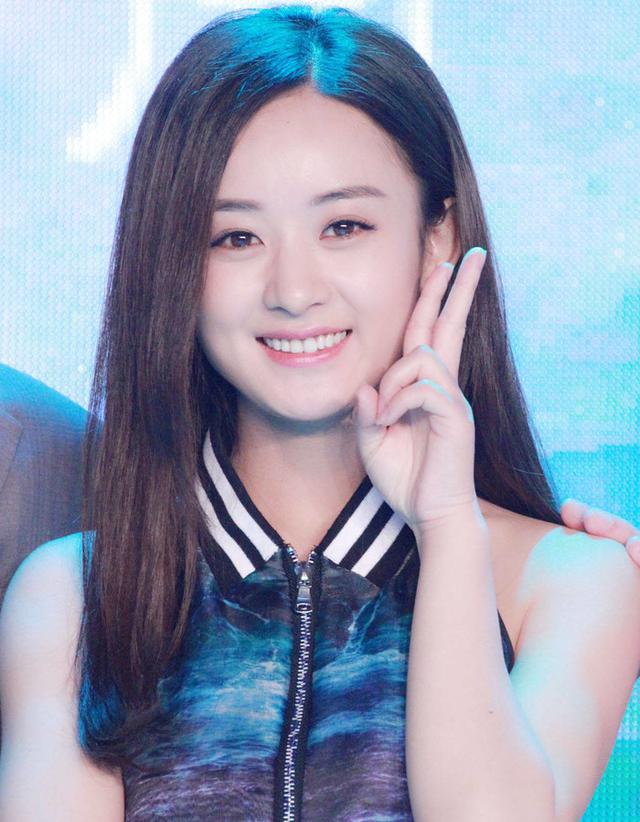 趙麗穎是圓臉,但是她留對了髮型,就是個大美女!