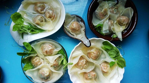 圓滿素食,美的像花一樣的餛飩丨花樣餛飩 · 圓滿素食