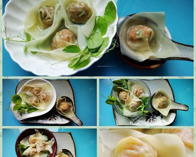 圓滿素食,美的像花一樣的餛飩丨花樣餛飩 · 圓滿素食