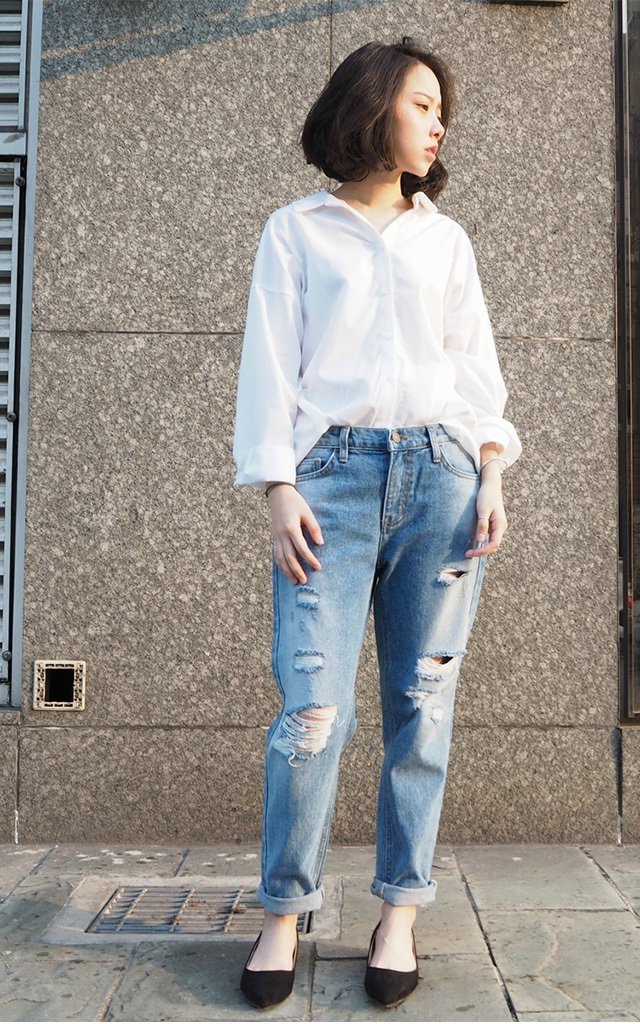 CP 值超高!連男友都愛看的「男友褲」穿搭