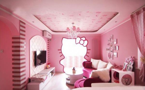 老婆喜歡Hello Kitty，我給她錢，結果房子這樣了