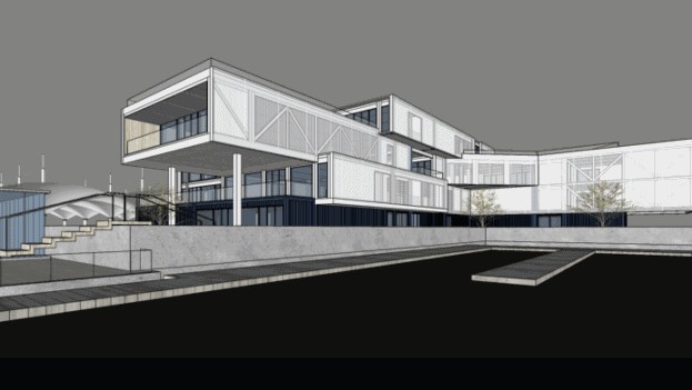 並不是因為房價太高,他才用150個貨櫃,在上海變出了這個無敵江景房