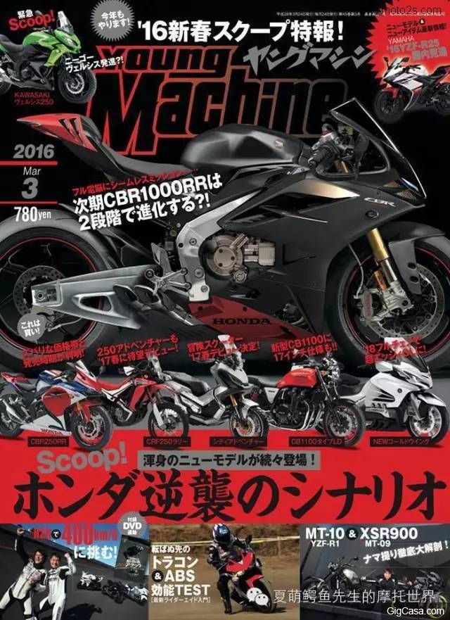 2017款本田CBR250RR：「輕量級超級運動型重機車」!