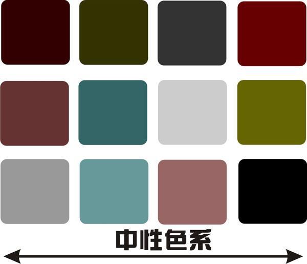 人靠衣裝服裝搭配一色彩分類