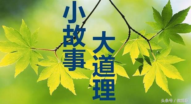 故事很短,道理很深