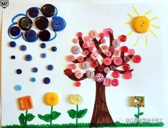 幼兒園親子手工之植樹節來啦,粘貼樹塗鴉樹等多種玩法,簡單有趣