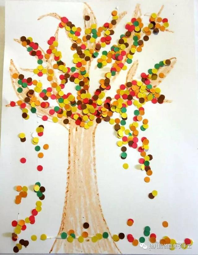 幼兒園親子手工之植樹節來啦,粘貼樹塗鴉樹等多種玩法,簡單有趣