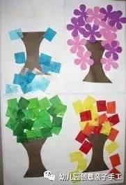 幼兒園親子手工之植樹節來啦,粘貼樹塗鴉樹等多種玩法,簡單有趣