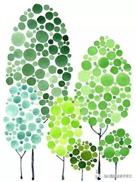 幼兒園親子手工之植樹節來啦,粘貼樹塗鴉樹等多種玩法,簡單有趣