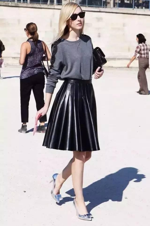 衛衣+裙子才是春天最火混搭組合! 要時髦更要女人味!