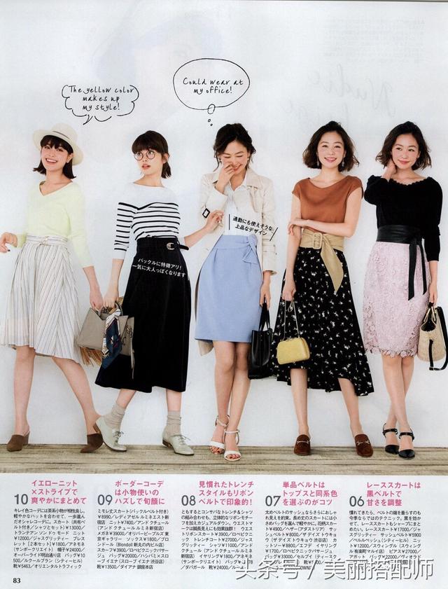 矮個子女生看過來,春季四大系列職場高分Look,穿出大長腿