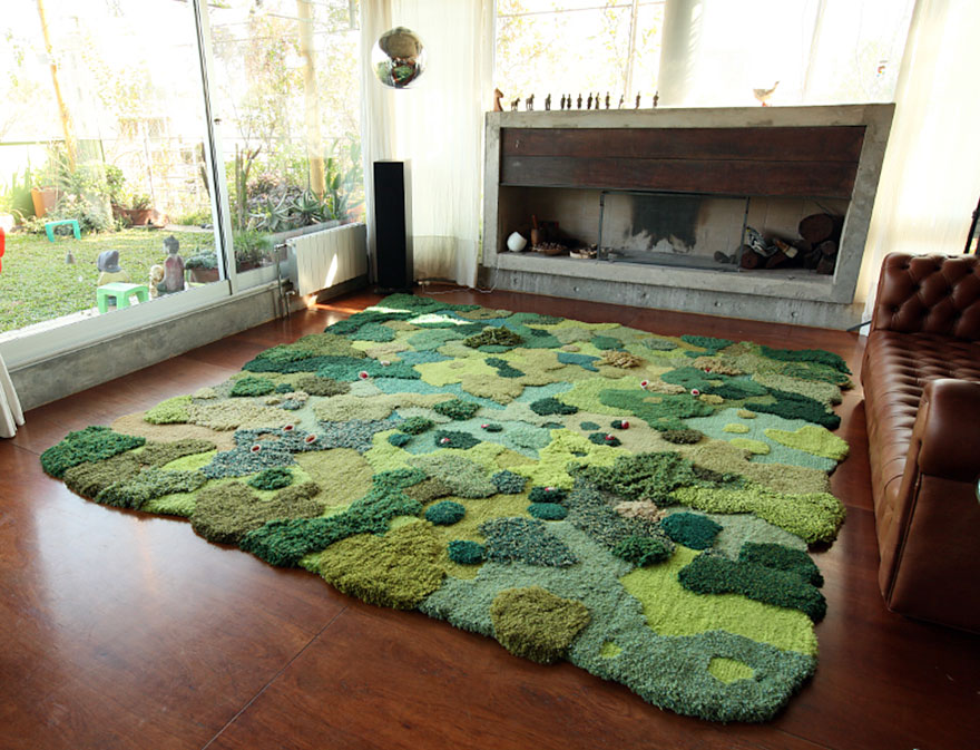 這是一張地毯？！讓你在家也能置身森林