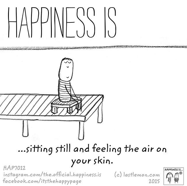幸福是… 藝術家用20幅插圖說明「幸福」其實很簡單！
