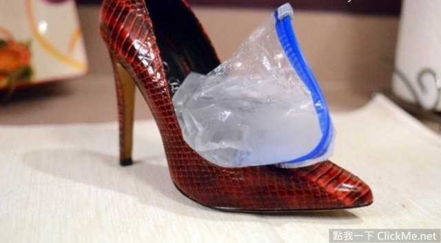 鞋子太小穿不下去？那麼你只能靠「冰撐法」來拯救你！
