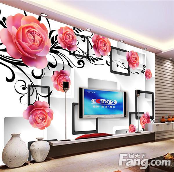 23款3D電視背景牆壁紙設計 客廳裝修成這樣美醉了 2016客廳裝修電視背景牆3D壁紙設計效果圖欣賞