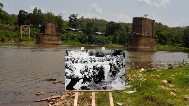 大陸媒體重返滇緬公路，今昔照片比對，重溫1942年遠征軍在緬甸的戰鬥。
