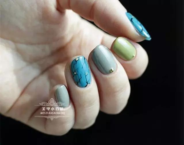 韓.國 爆紅做的大理石紋美甲，為什麼就能那麼美？