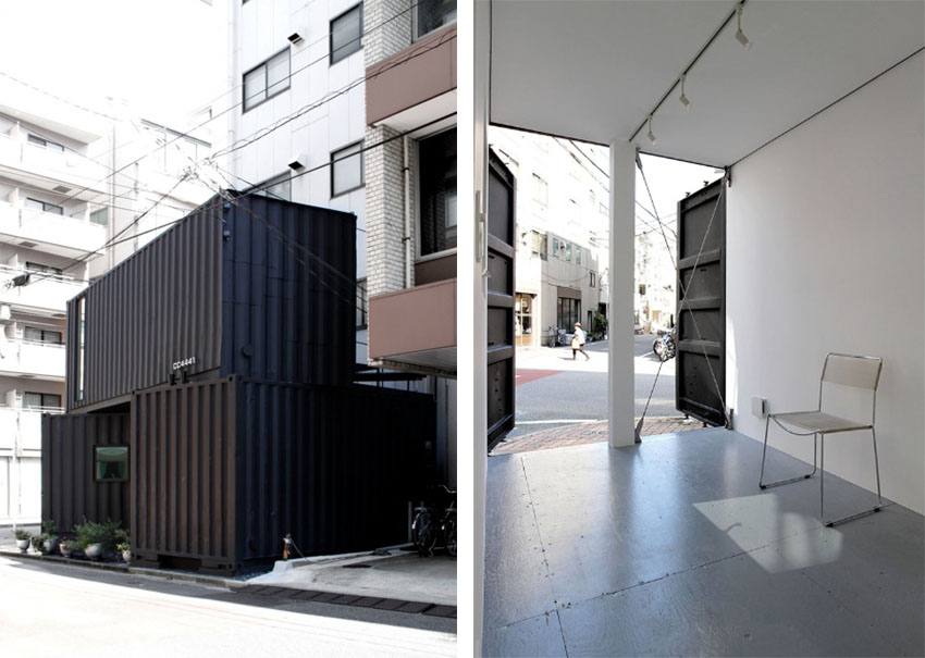 1 1坪狹小基地再生 東京型男貨櫃屋  活化狹小畸零地