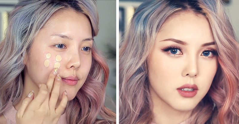 這名韓國的化妝師傳授大家「如何畫出最美艷的桃花妝」，看到成果後我才知道戀愛是什麼感覺！