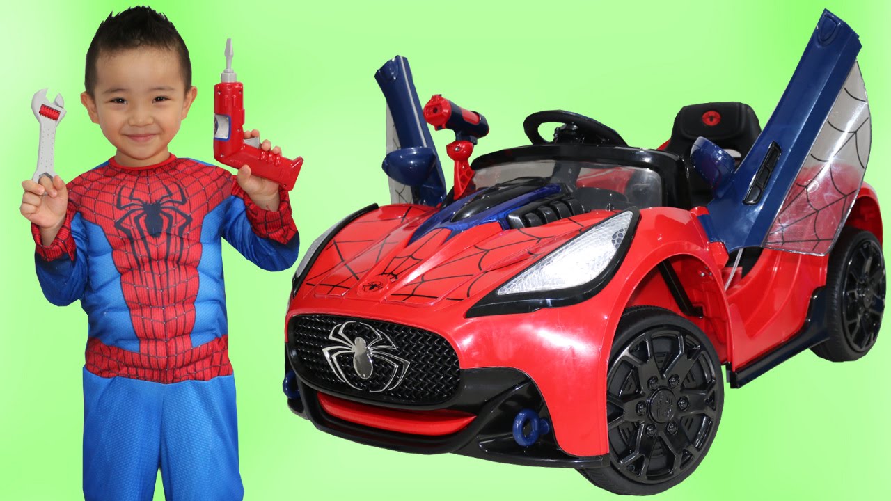 spiderman car toys