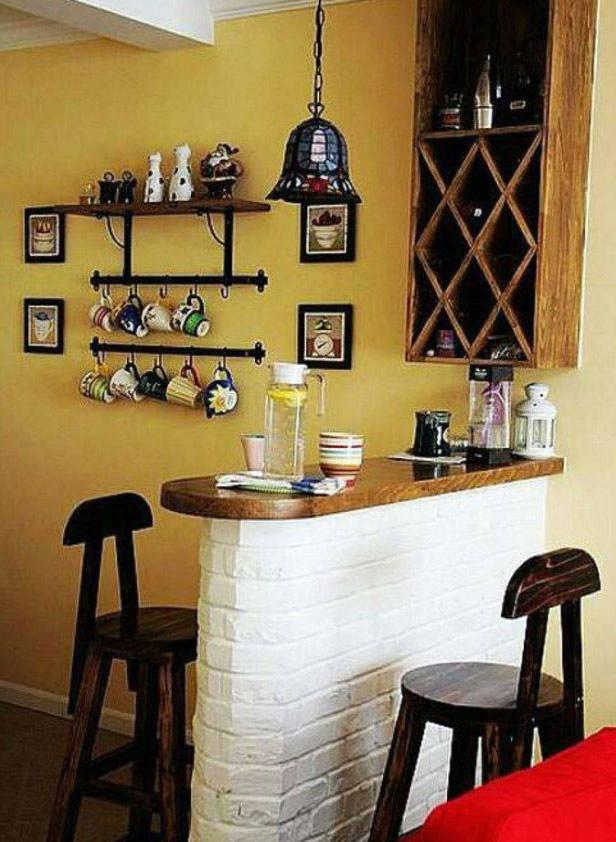 家裡裝個小吧台，整個家的顏值立馬上來了