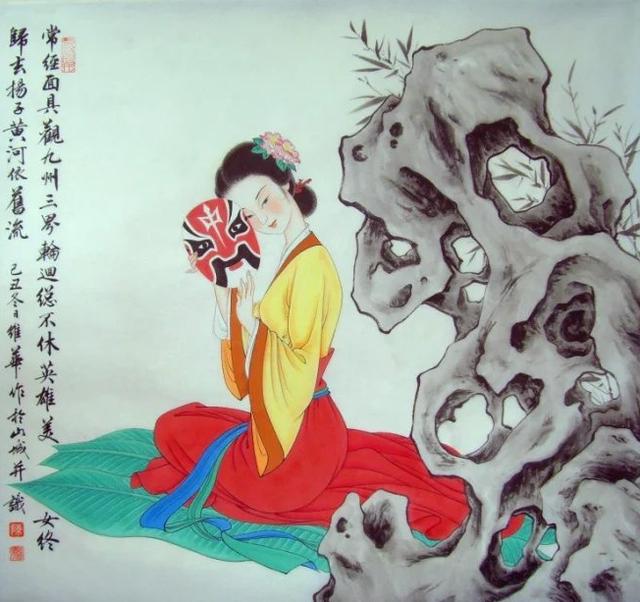 “一見傾心畫中人,疑似夢裡遇神仙”請欣賞陳維華作品!