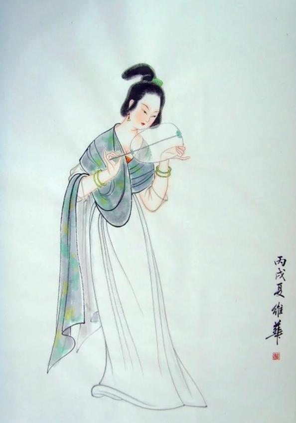 “一見傾心畫中人,疑似夢裡遇神仙”請欣賞陳維華作品!