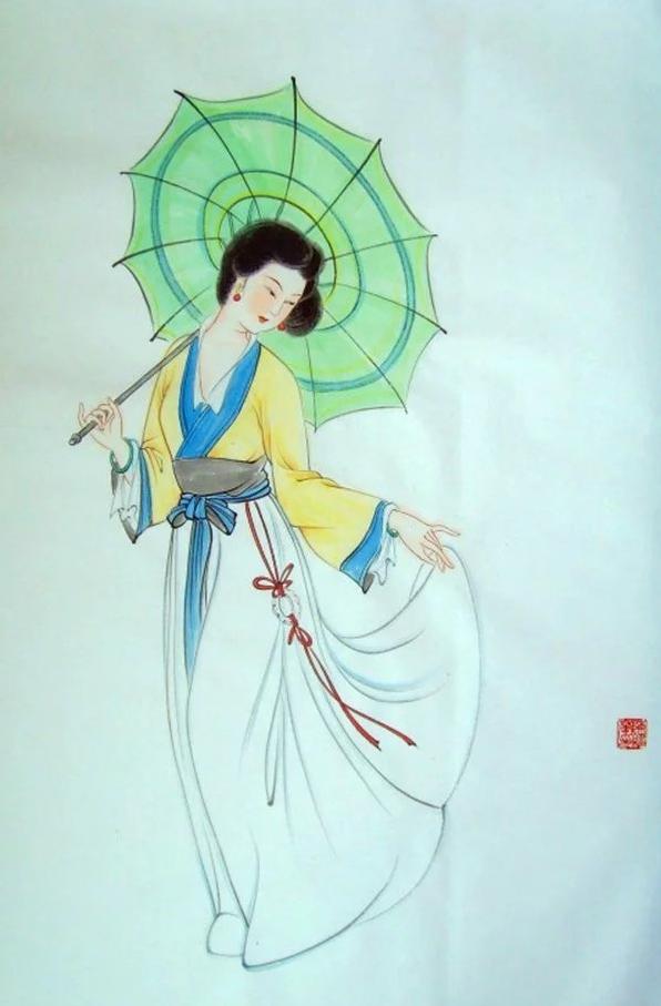 “一見傾心畫中人,疑似夢裡遇神仙”請欣賞陳維華作品!