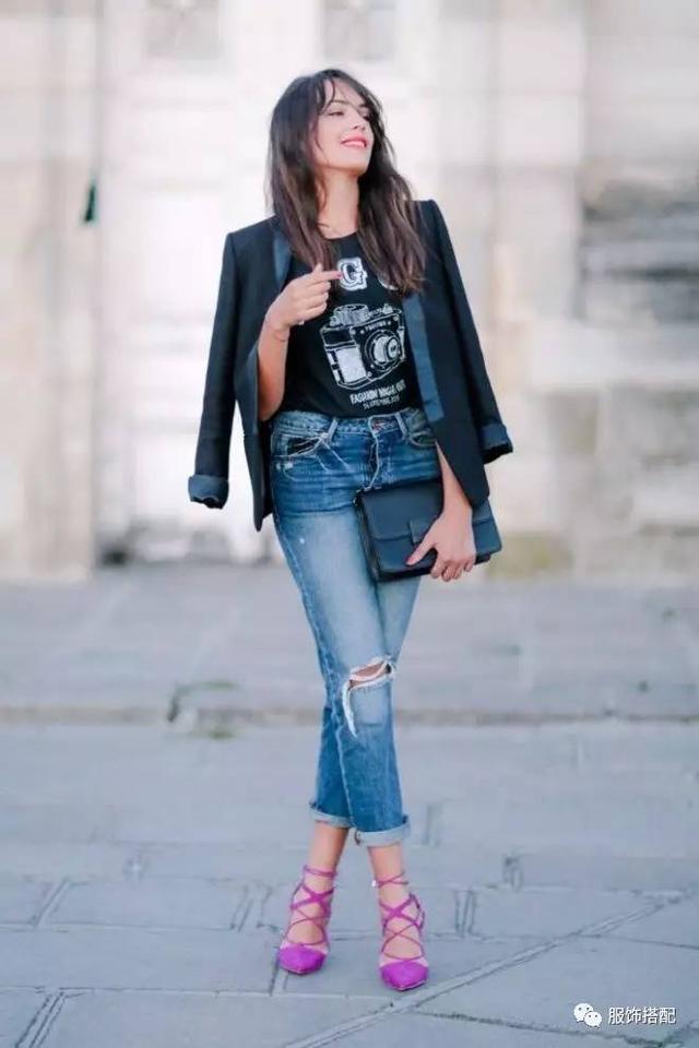 九分褲+高跟鞋,美得不要太過分!