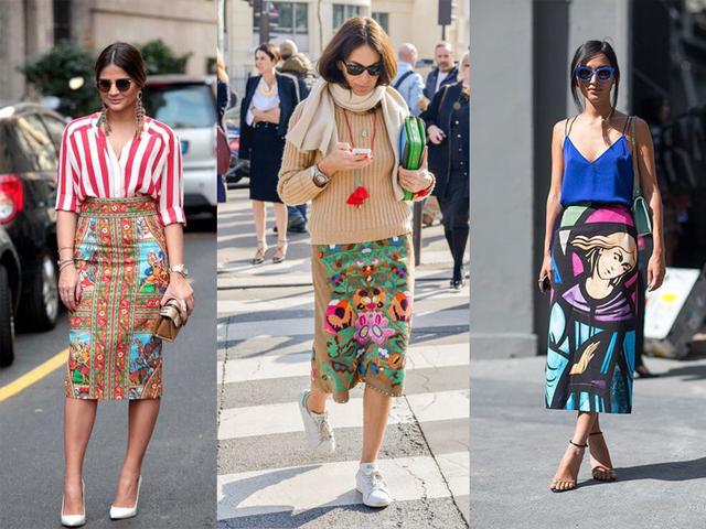 挑一件Printed Skirt,讓你今天氣勢與眾不同