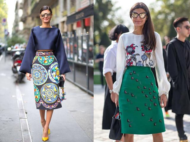 挑一件Printed Skirt,讓你今天氣勢與眾不同