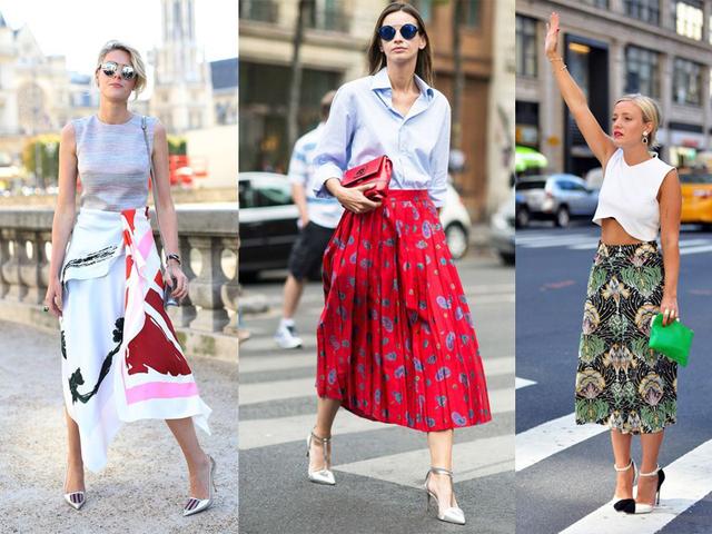 挑一件Printed Skirt,讓你今天氣勢與眾不同
