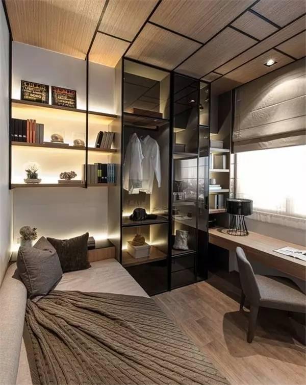 臥室書房一體化可以這麼設計