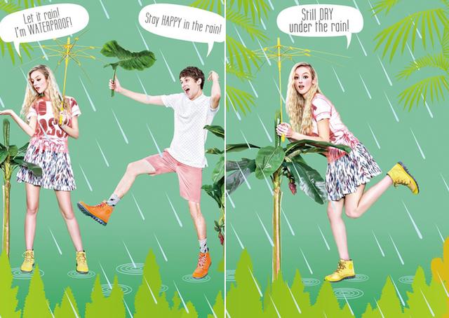 下雨天如何穿的時髦不狼狽,妹子們來看看怎麼搭配