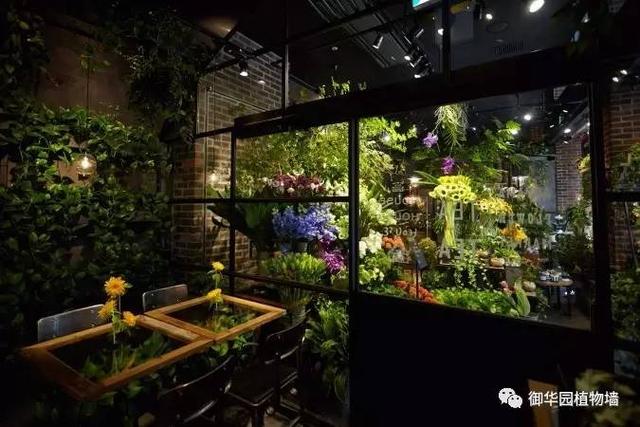 看一個茶屋的植物牆加園藝配飾,自然與空間的有機結合在這裡!