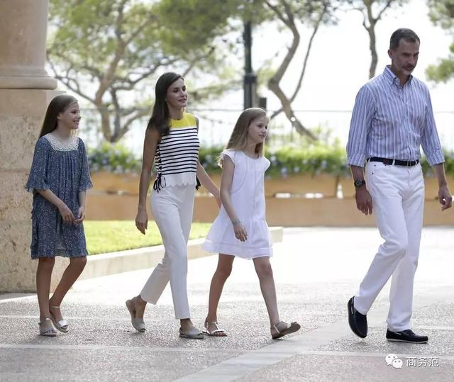西班牙王后的兩個公主，氣質基因衣品完全繼承了媽媽